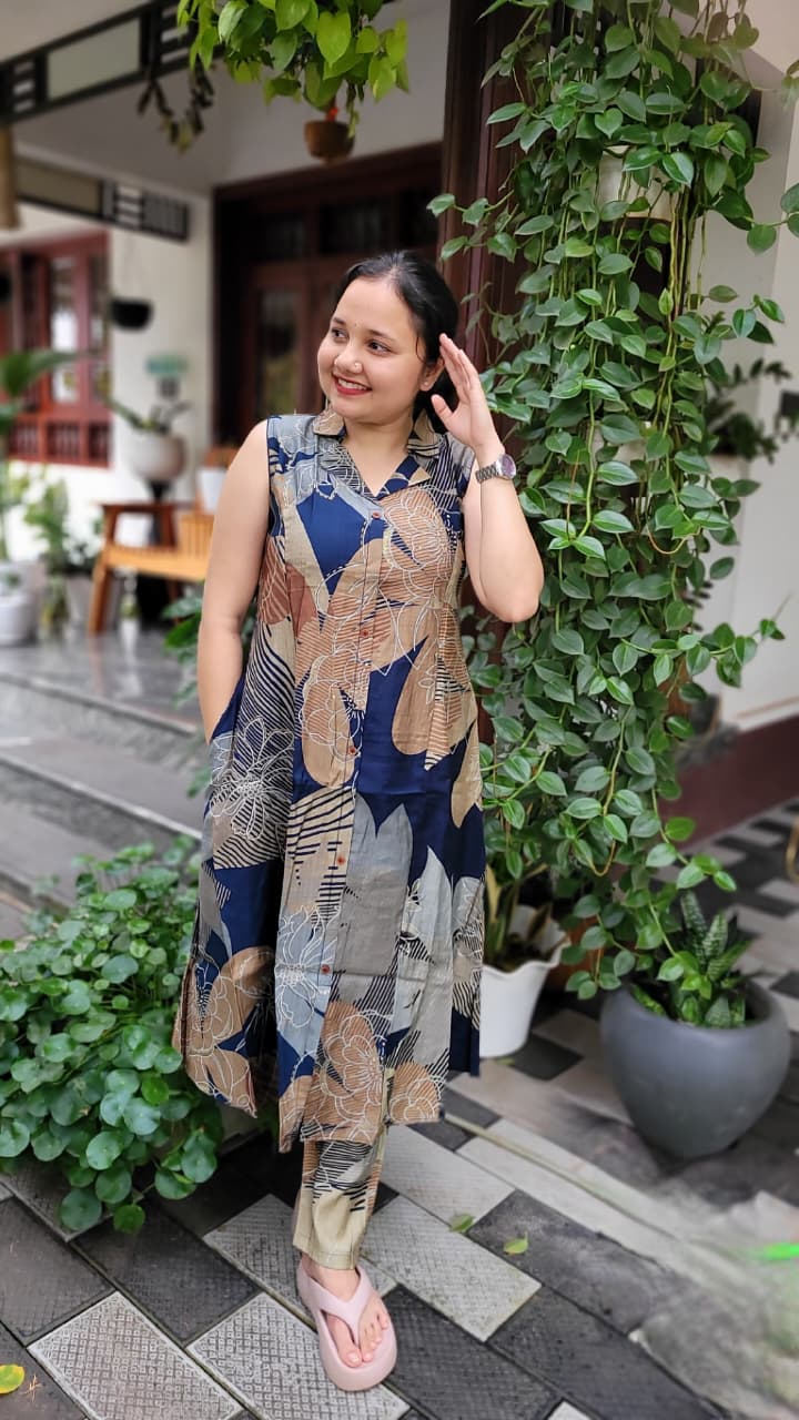 deep flora co ord set deep flora co ord set